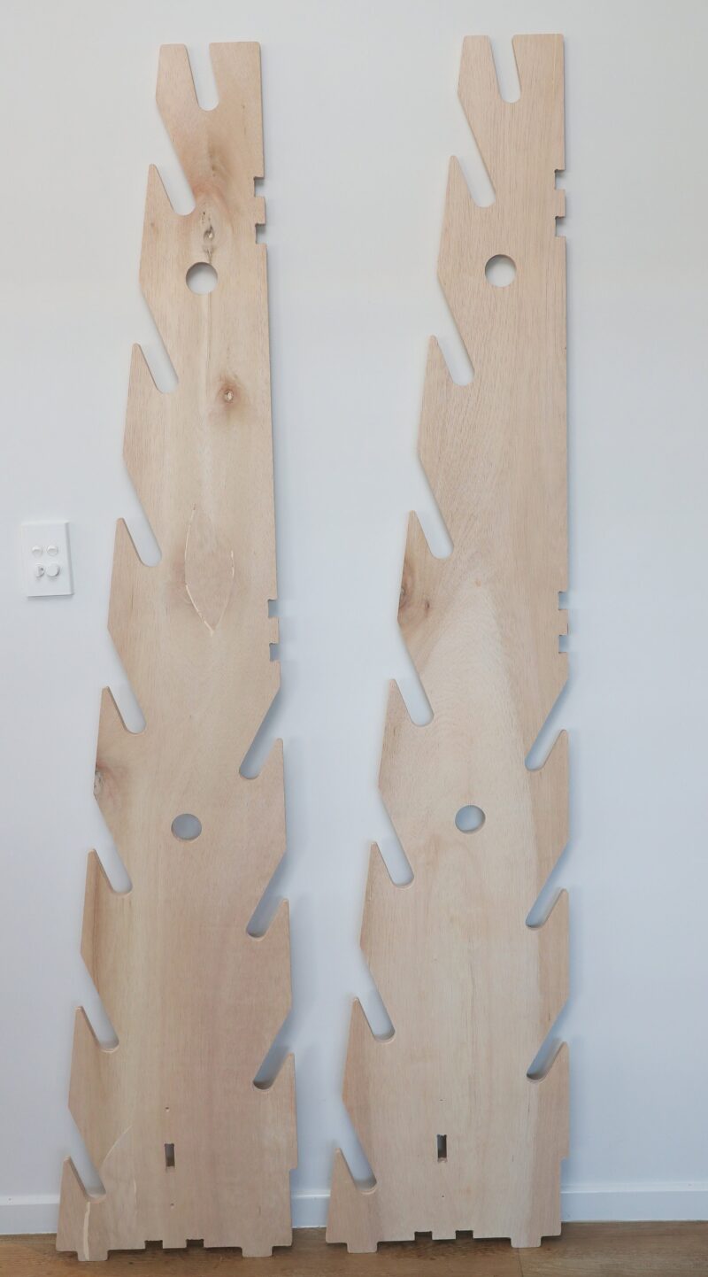 8 Board (11 Slots) Freestanding Display Skateboard Rack - Earlier design model - ONE ONLY DEMO